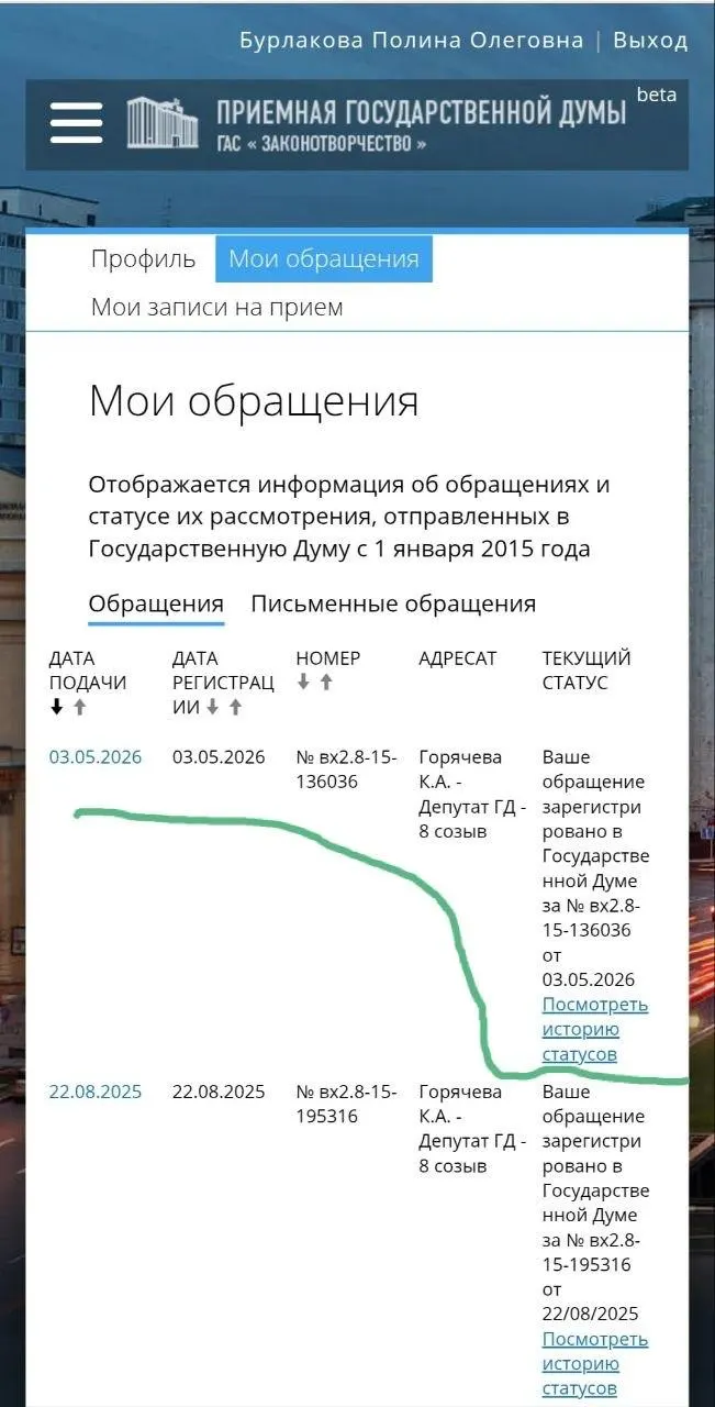 Юристка и волонтёрка направила депутатам требование внедрить охранные ордера, запрет приближения для агрессоров и ужесточить ответственность полиции — спустя полгода после одобрения инициативы экспертами законопроекты не приняты.