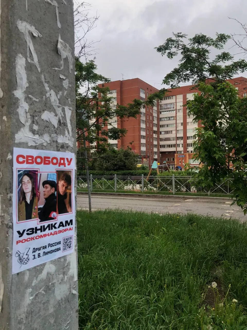 В Перми активисты партии «Другая Россия» распространяли материалы в поддержку фигурантов дела о замке на двери Роскомнадзора; похожие акции проходили и в других городах.