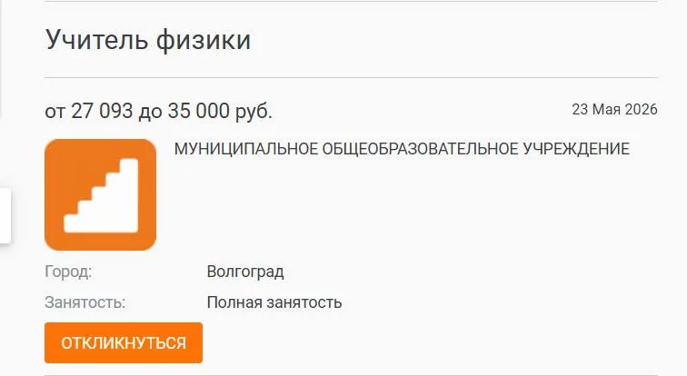 В школе №93 параллель 7—8 классов училась год без штатного учителя физики — вакансия с оплатой 27 тыс. руб. осталась незакрытой. Руководители школ и директор объясняют это низкими окладами и большой нагрузкой педагогов.