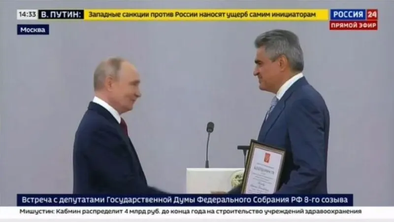 Глава партии «Новые Люди» поблагодарил президента за награду и заявил, что необходимо продолжать усилия для достижения победы в специальной военной операции.