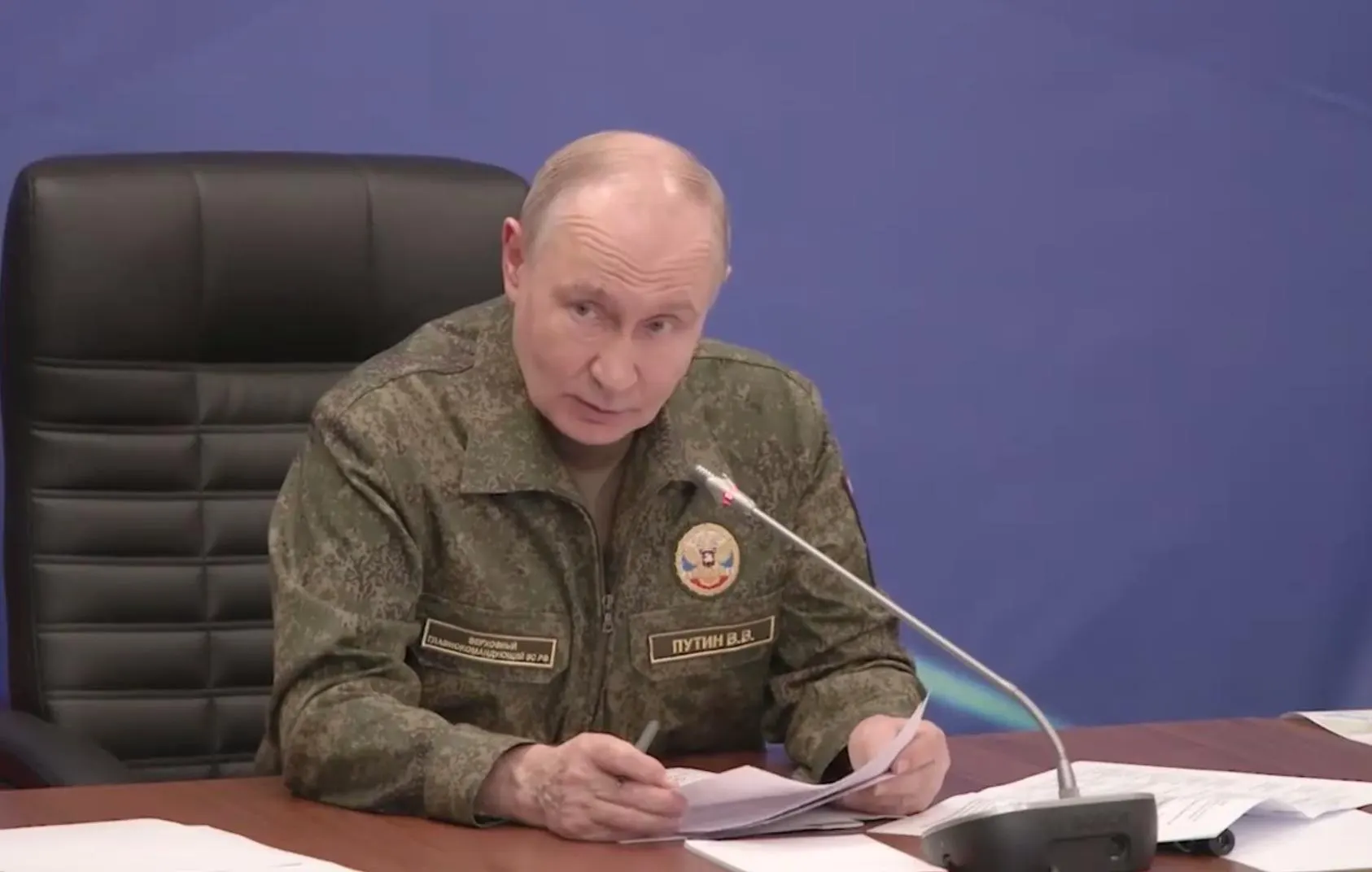 На совещании с военными президент заявил, что с начала года ВС РФ освободили 133 населённых пункта, в числе которых — Константиновка в Донецкой Народной Республике.
