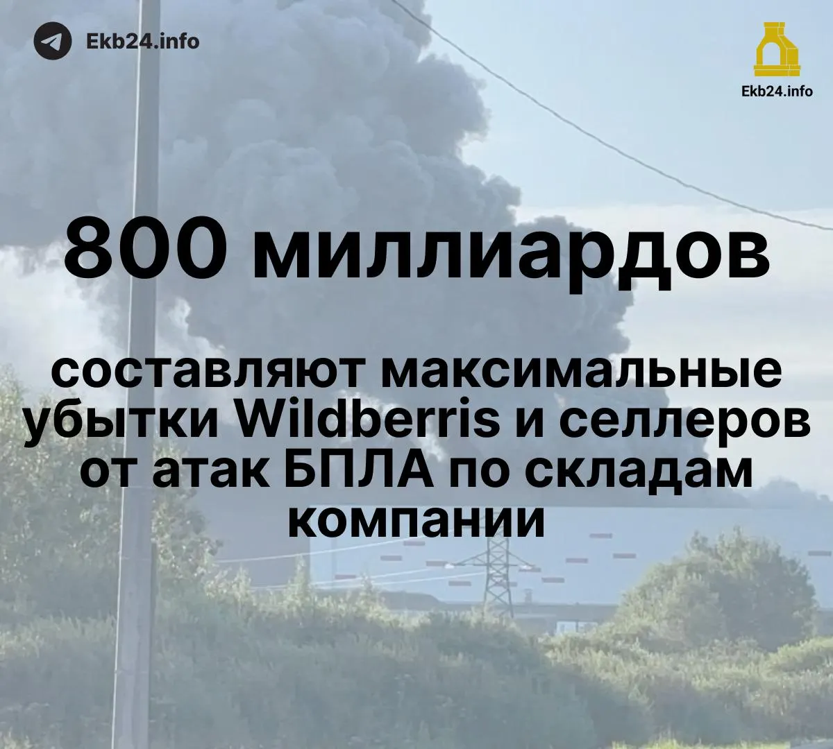 Дроны атакуют инфраструктуру Wildberries; по оценкам ущерб достигает 600–800 млрд рублей, у некоторых продавцов уничтожено до 95% товаров; власти обсуждают меры поддержки.